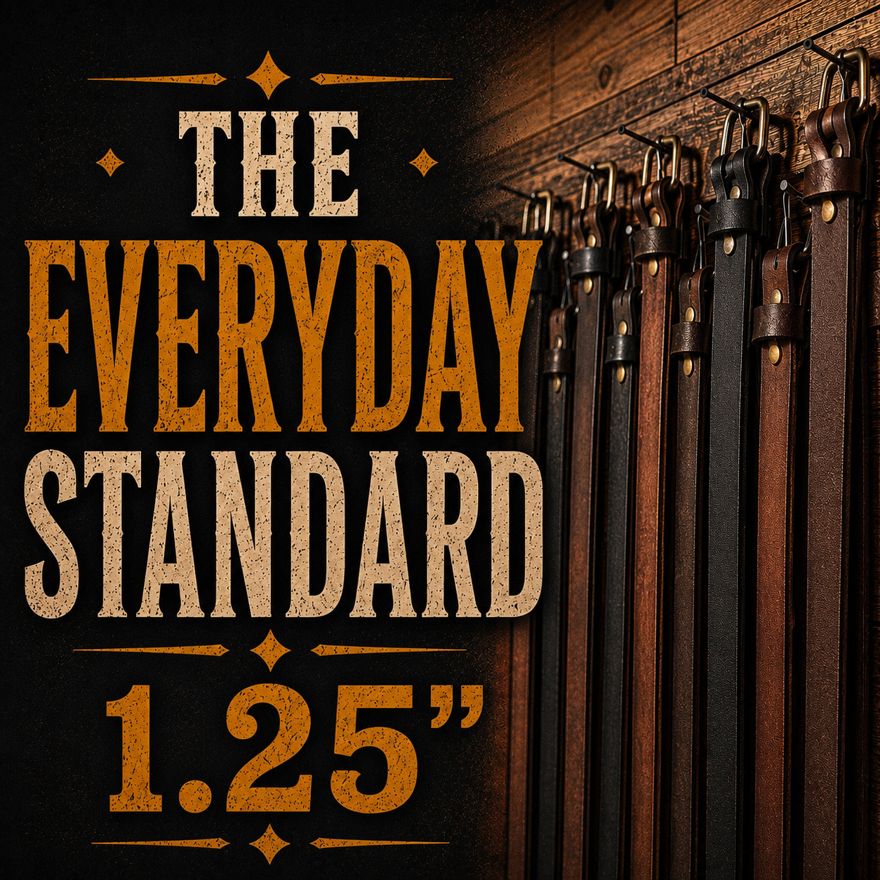 1.25" EVERYDAY BUFFALO LEATHER BELT