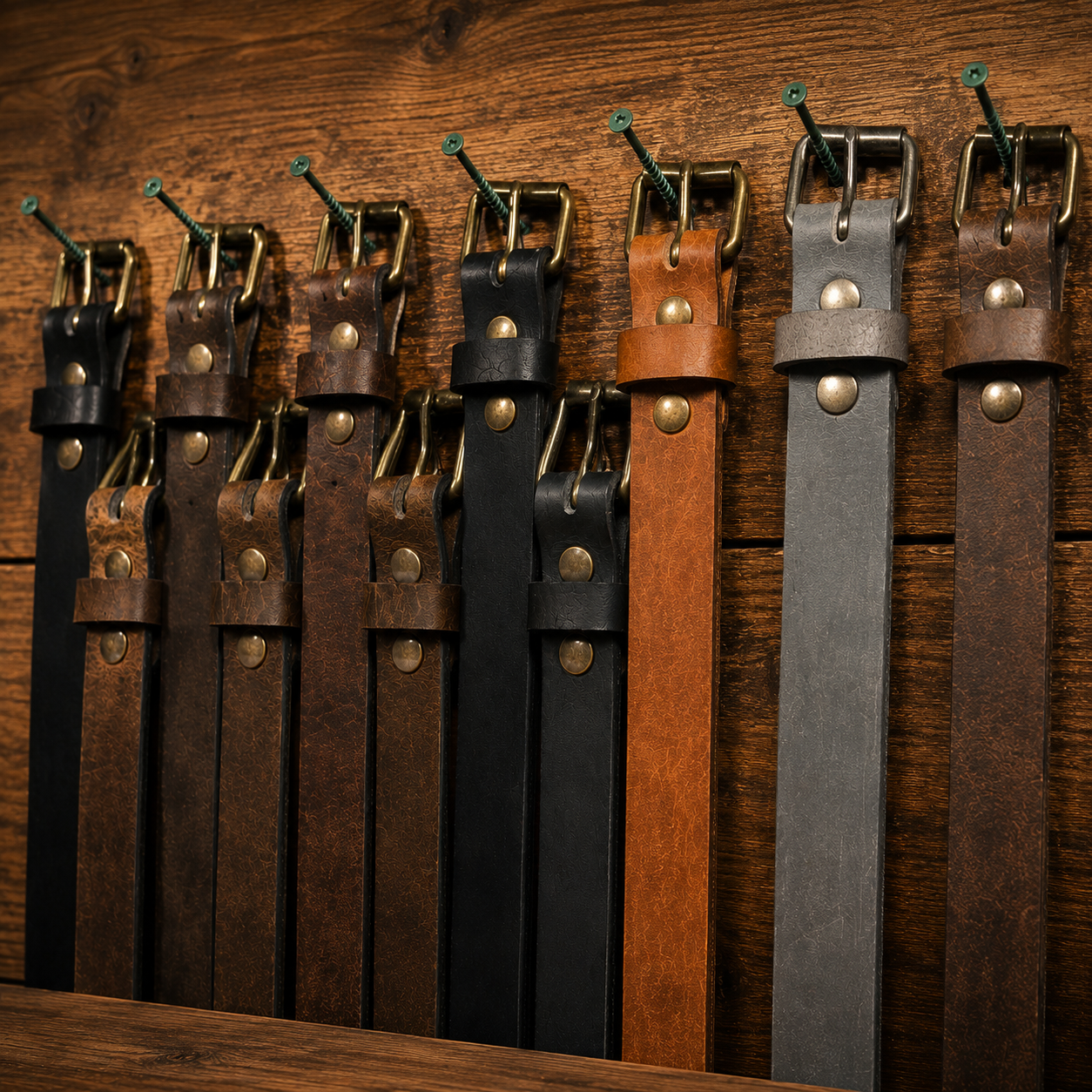 1.5" THARP WORK LEATHER BELT Heavy-Duty 11 oz Leather — Built for Work. Made for Everyday. (Copy)