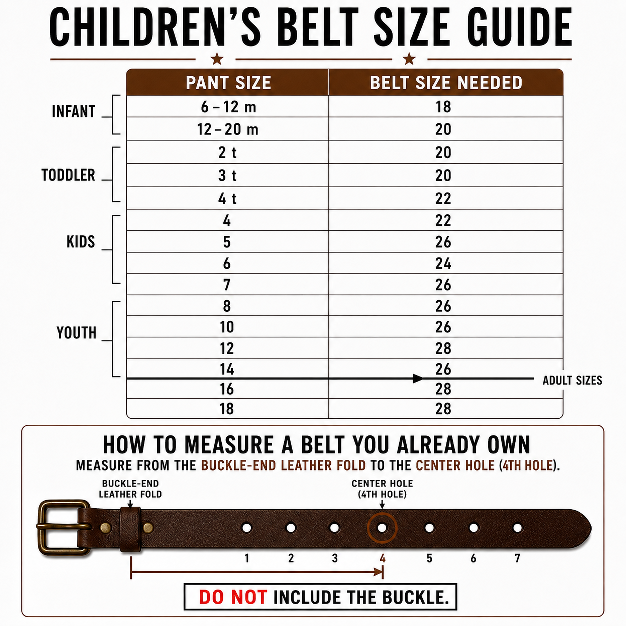 CHILDREN'S BELT