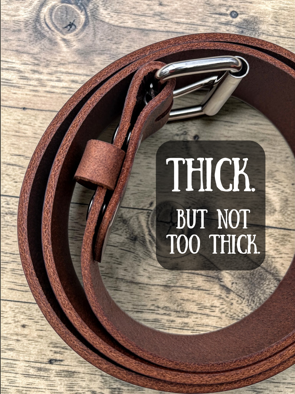 Two real work belts. No Men’s Leather Work Belt 2-Pack – Handmade USA 1.5” Brown + Black