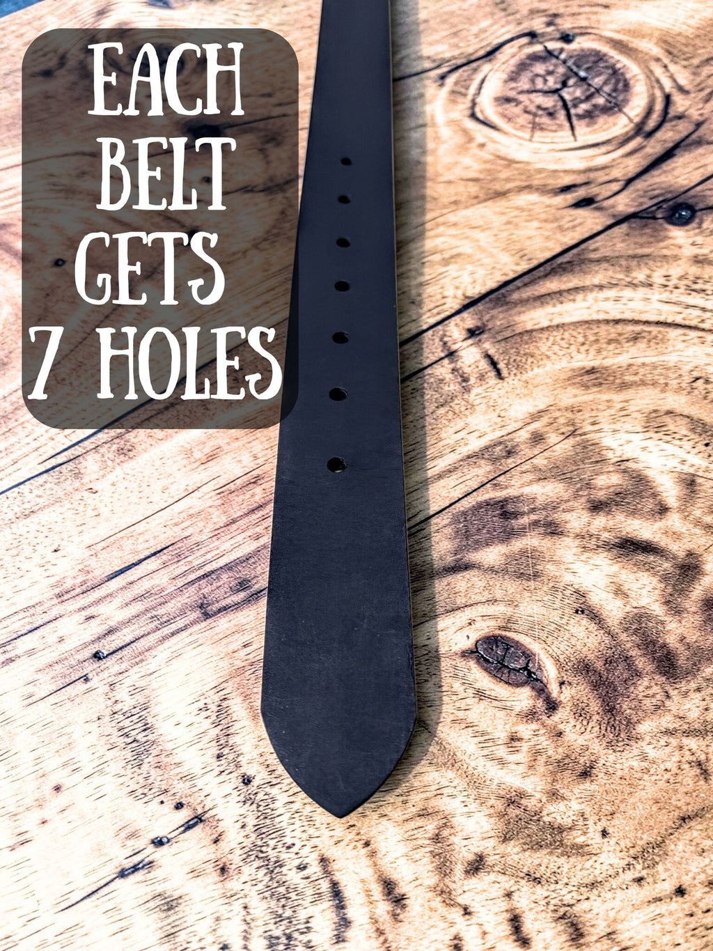 Two real work belts. No Men’s Leather Work Belt 2-Pack – Handmade USA 1.5” Brown + Black